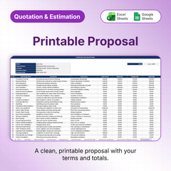 Quotation & Estimation