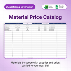 Quotation & Estimation